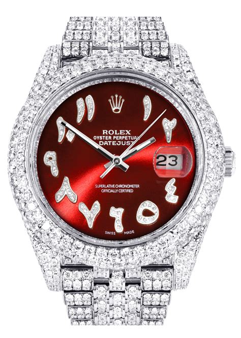 rolex rot uhr diamant|day date rolex.